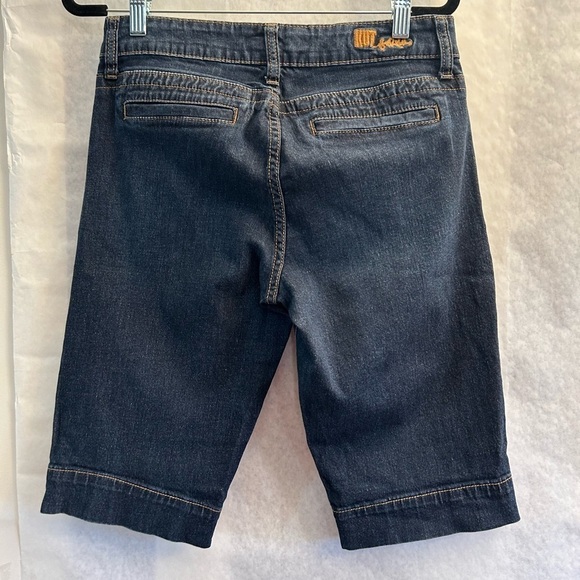 KUT From The Cloth women’s blue jean denim Bermuda shorts Sz-6. W20 - Picture 4 of 11